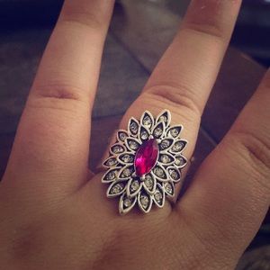 Beautiful Pink Gem Ring